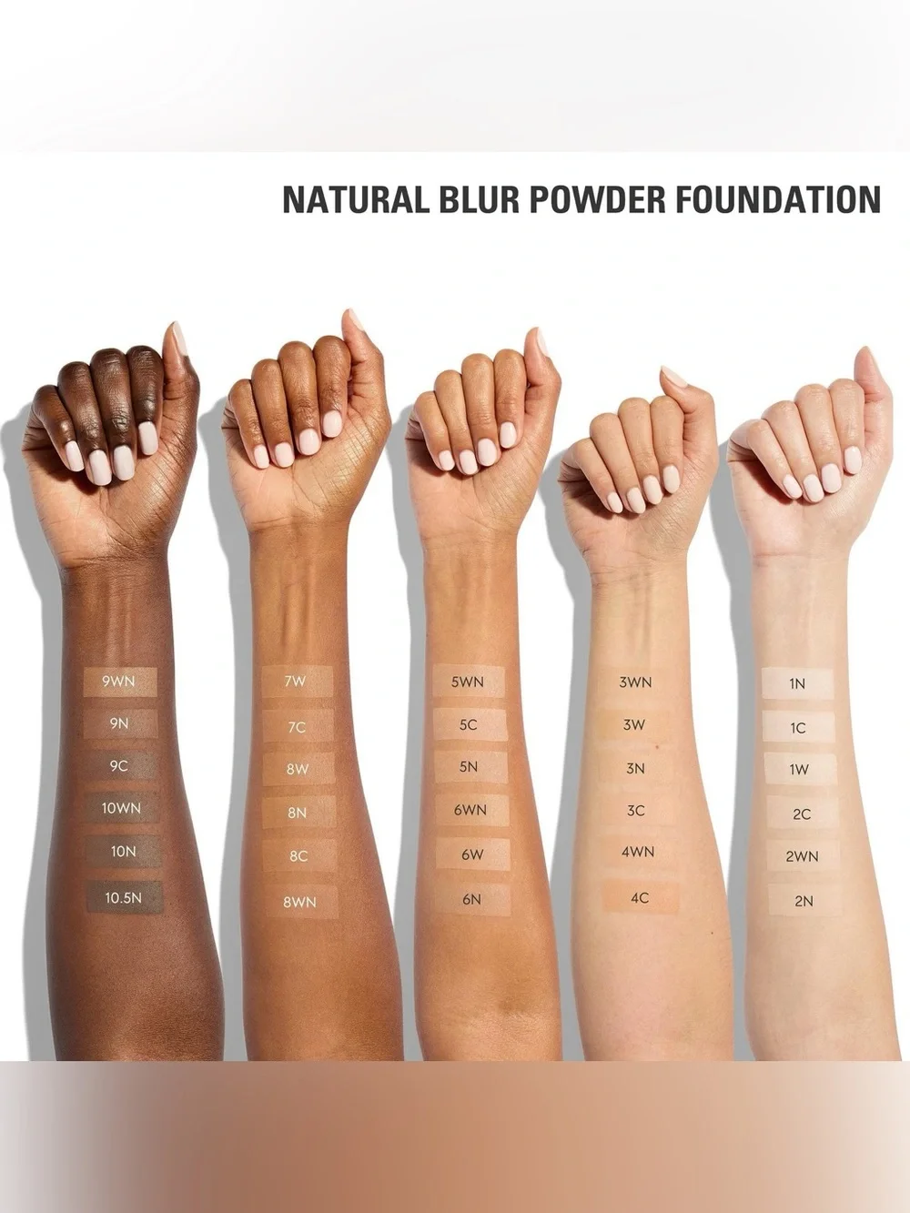 Kylie Cosmetics Natural Blur Powder Foundation — 1C fair cool undertone